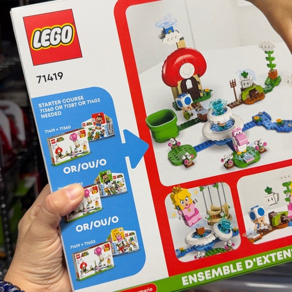 LEGO Super Mario Peach's Garden Balloon Ride Expansion Set 71419 with Pom Pom, - Picture 3 of 7